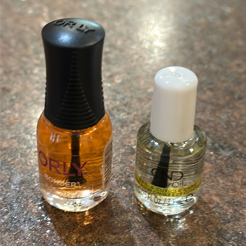 5/$25.00 Orly Basecoat bonder cnc cuticle oil nail